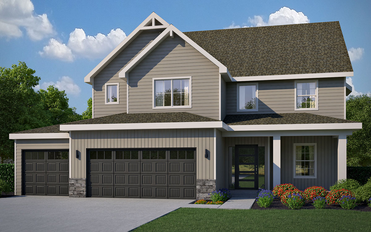 Brightwood Farmhouse Rendering