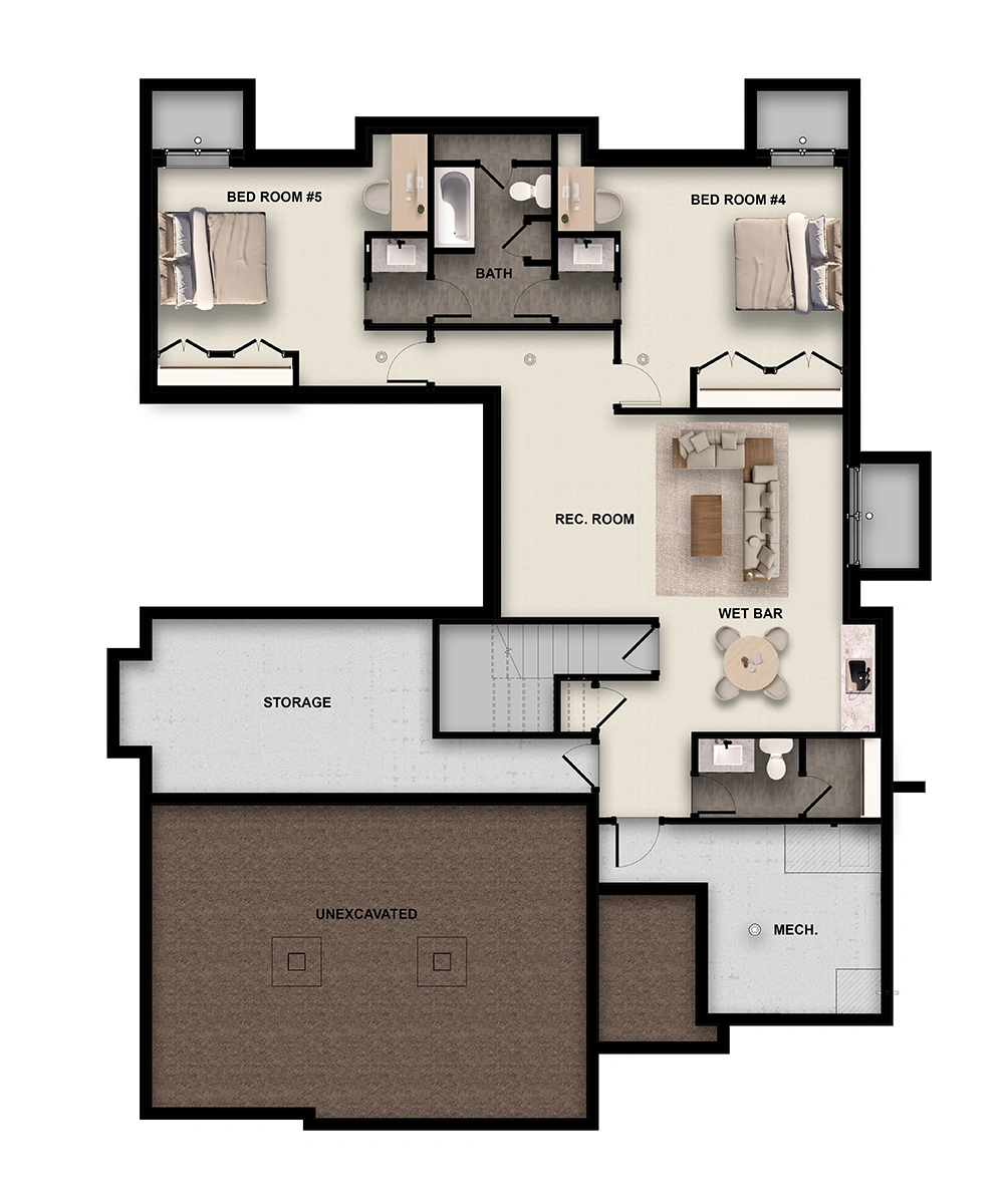 Sabino Rendering - Elevate Design + Build Home